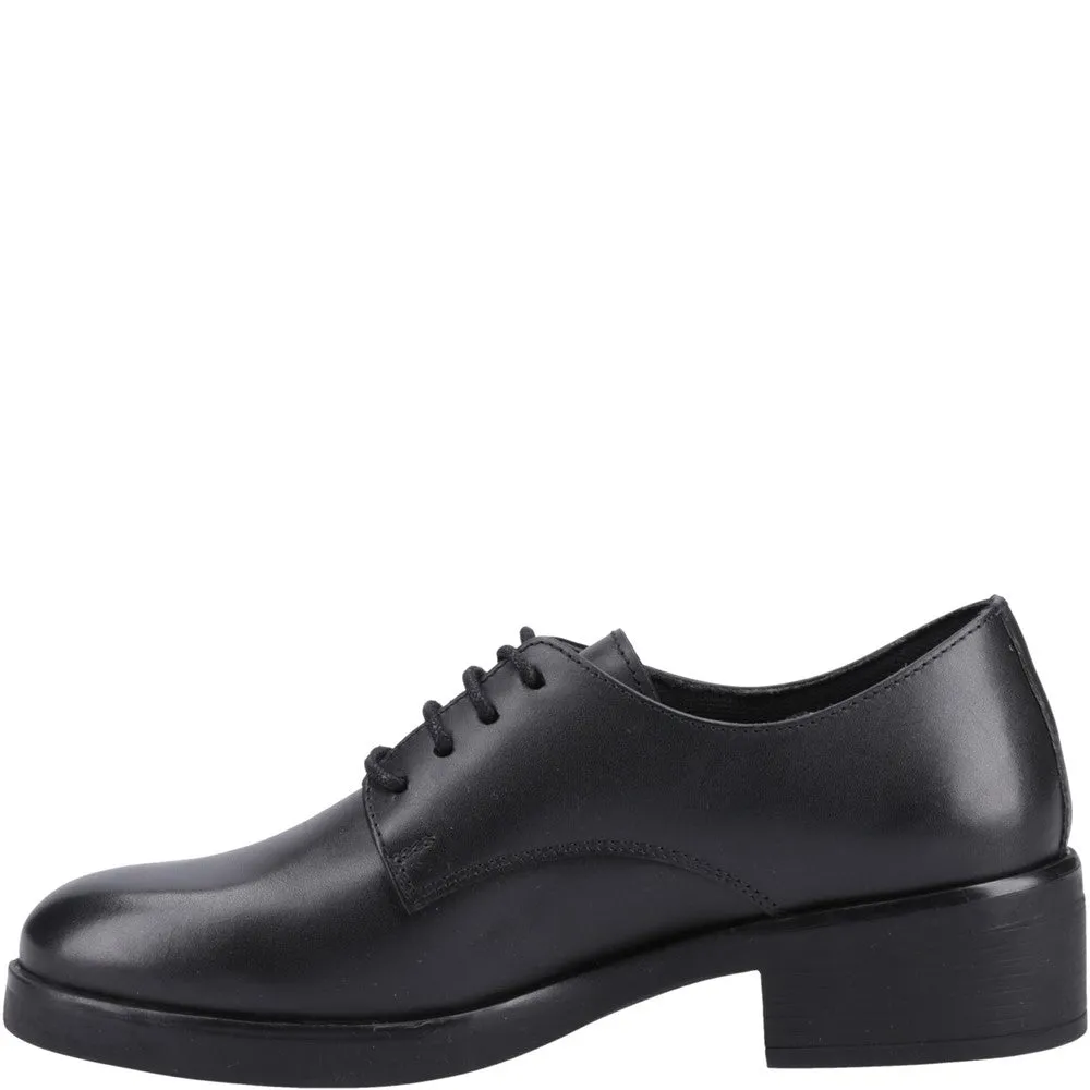 Black Lace Up Anastasia XL Senior School Shoes