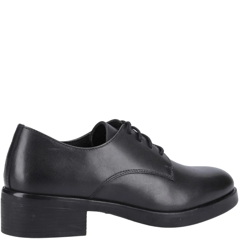 Black Lace Up Anastasia XL Senior School Shoes