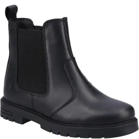 Black Laura Junior School Boots