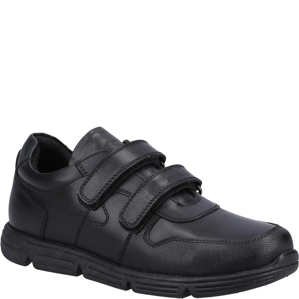 Black Lucas Senior School Shoes