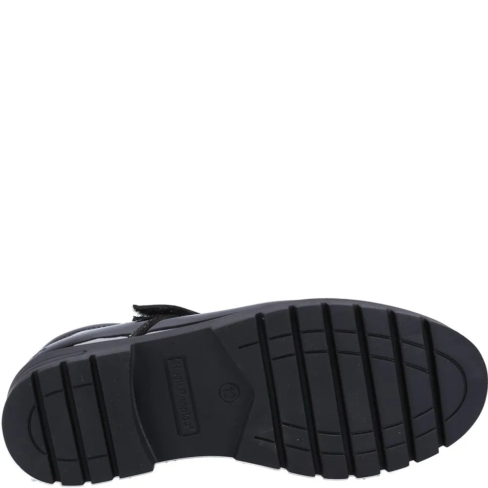 Black Sabrina Patent Senior School Shoes