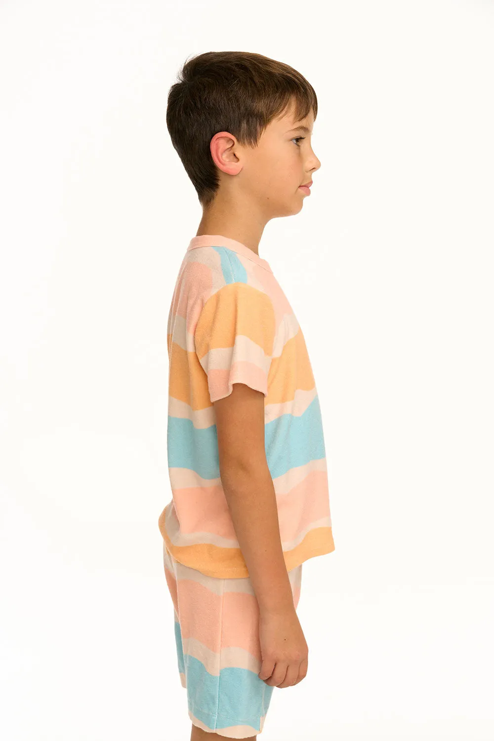 Boy's Wavy Stripe Tee