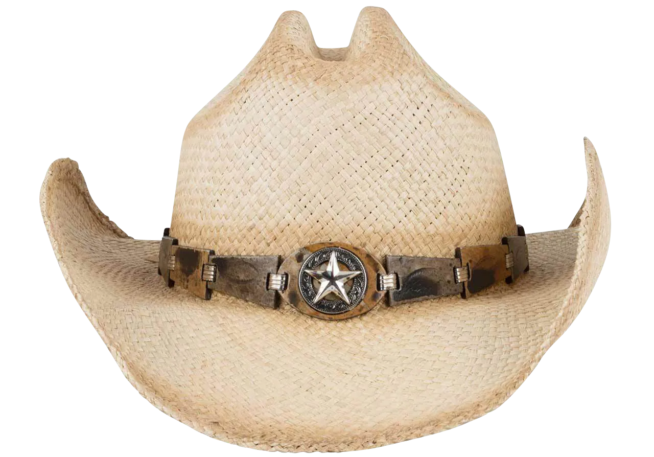 Bullhide Star Concho Straw Hat