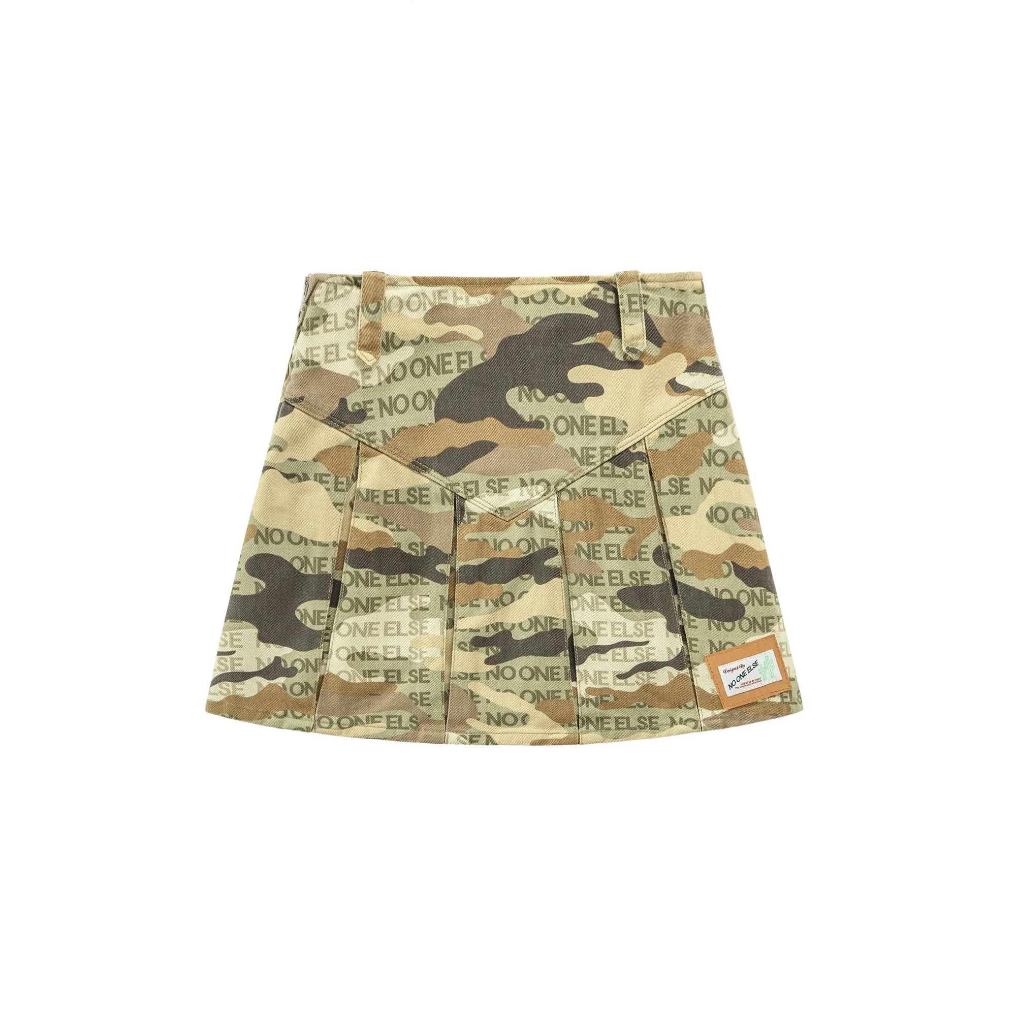 Camouflage High Waist Mini Skirt