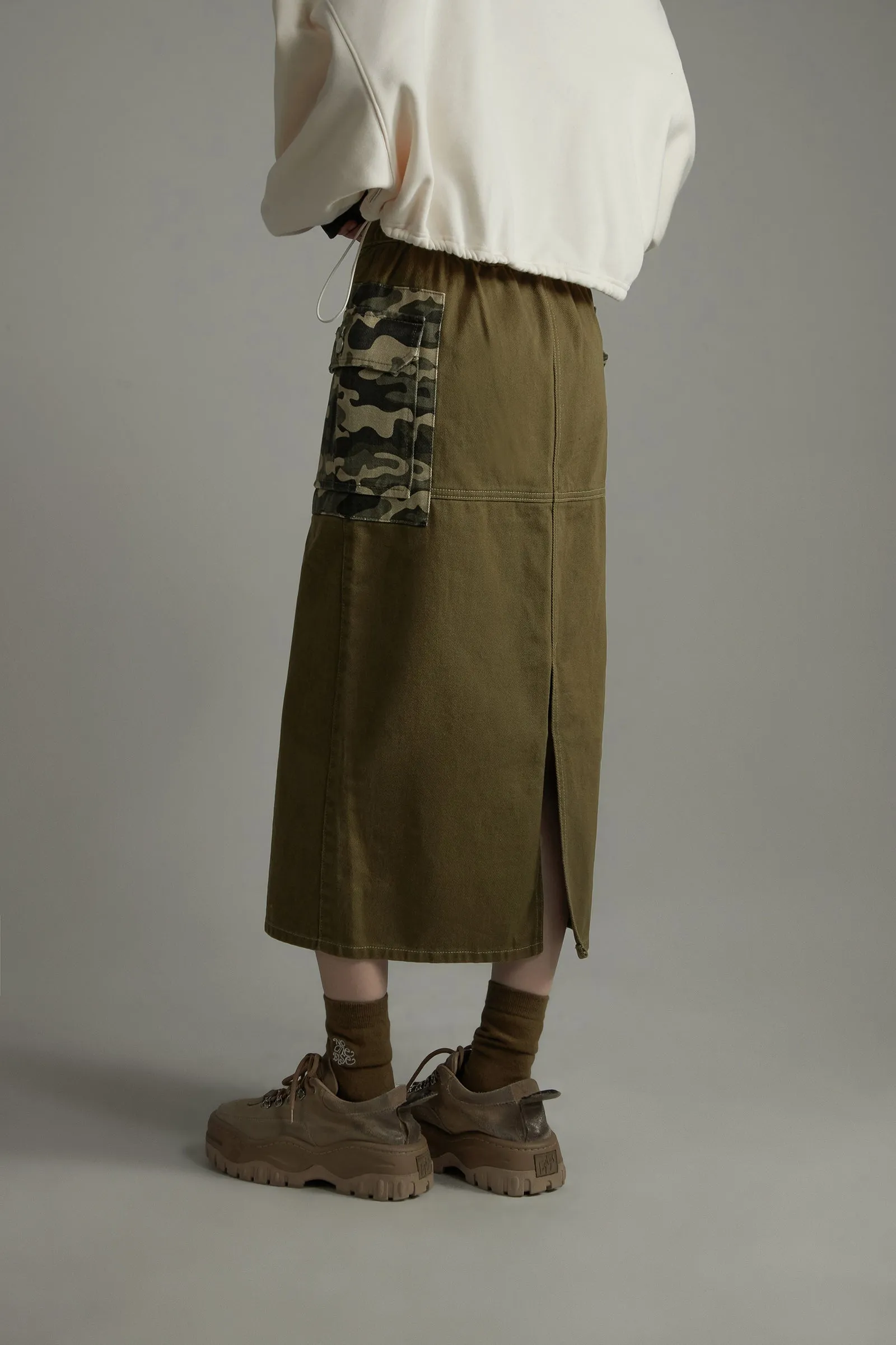 Camouflage Pocket Skirt