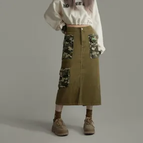 Camouflage Pocket Skirt