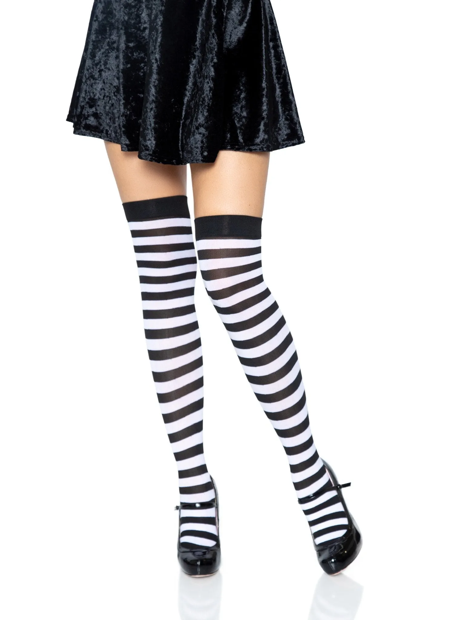 Cari Striped Stockings