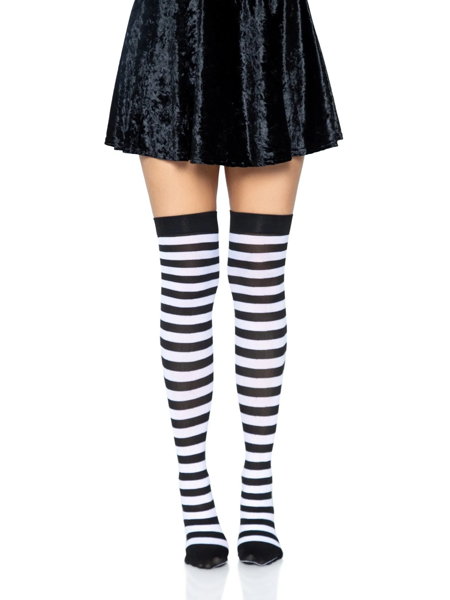 Cari Striped Stockings