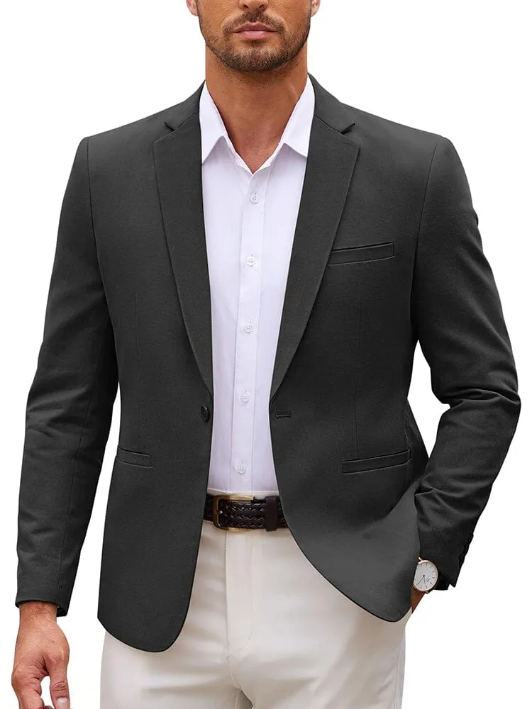 Casual One Button Suit Jacket (US Only)