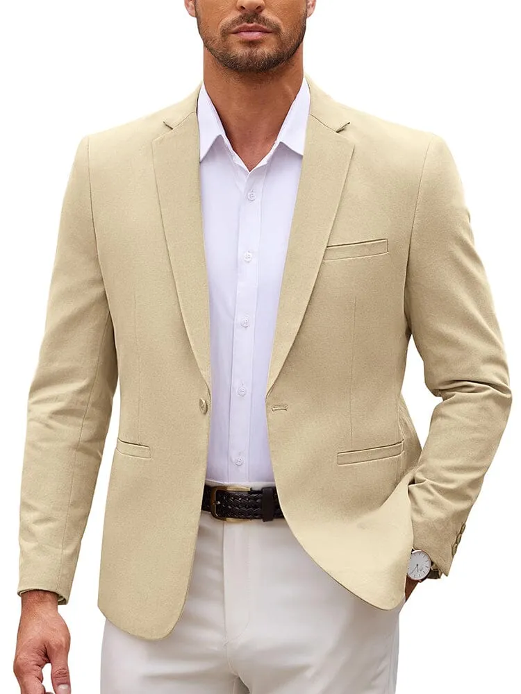 Casual One Button Suit Jacket (US Only)