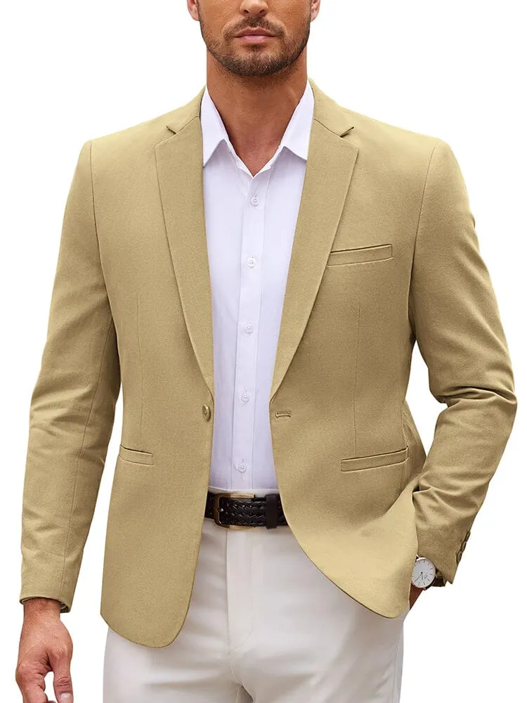 Casual One Button Suit Jacket (US Only)