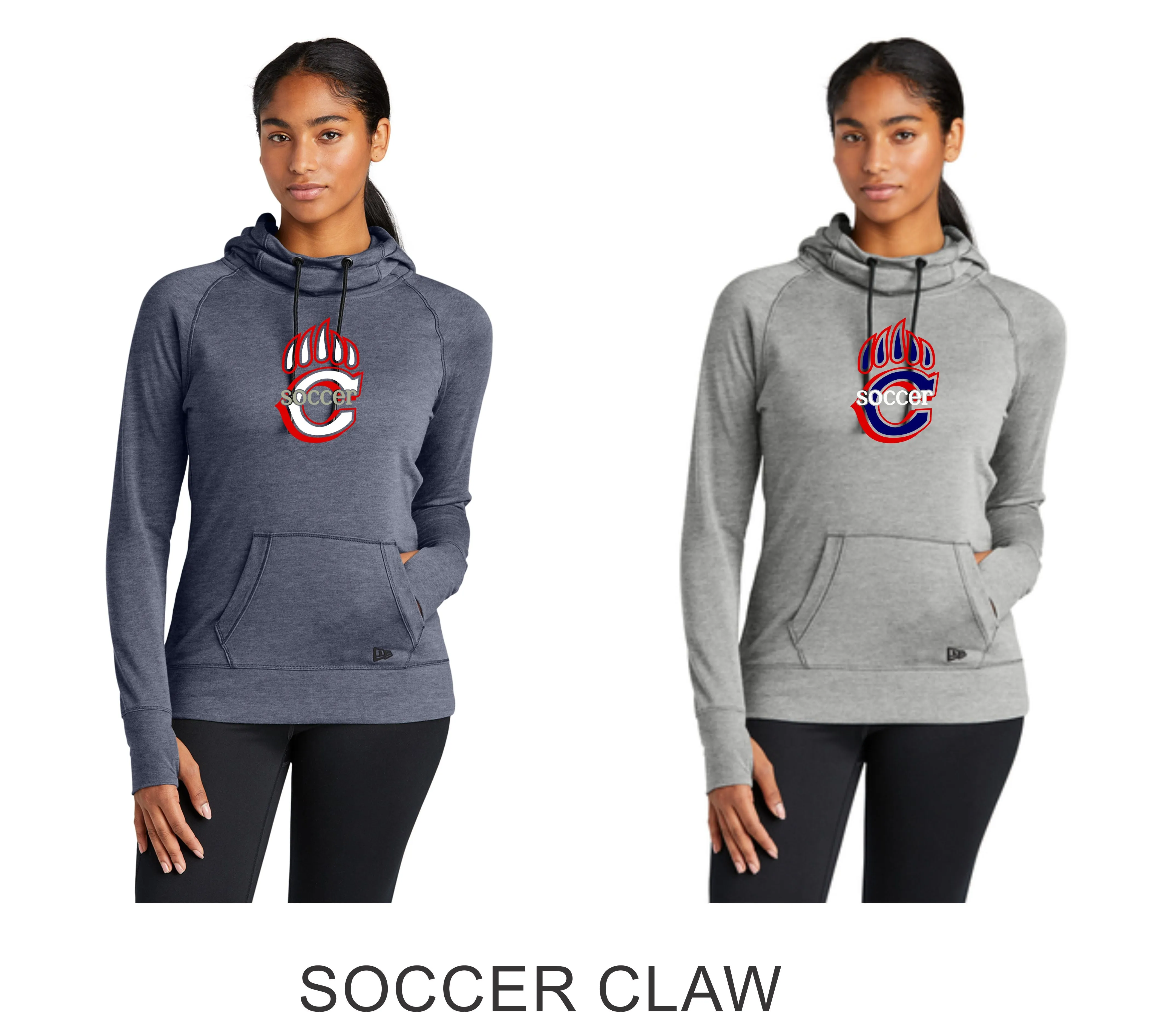 Chap Boys Soccer Ladies New Era Hoodie- 3 designs