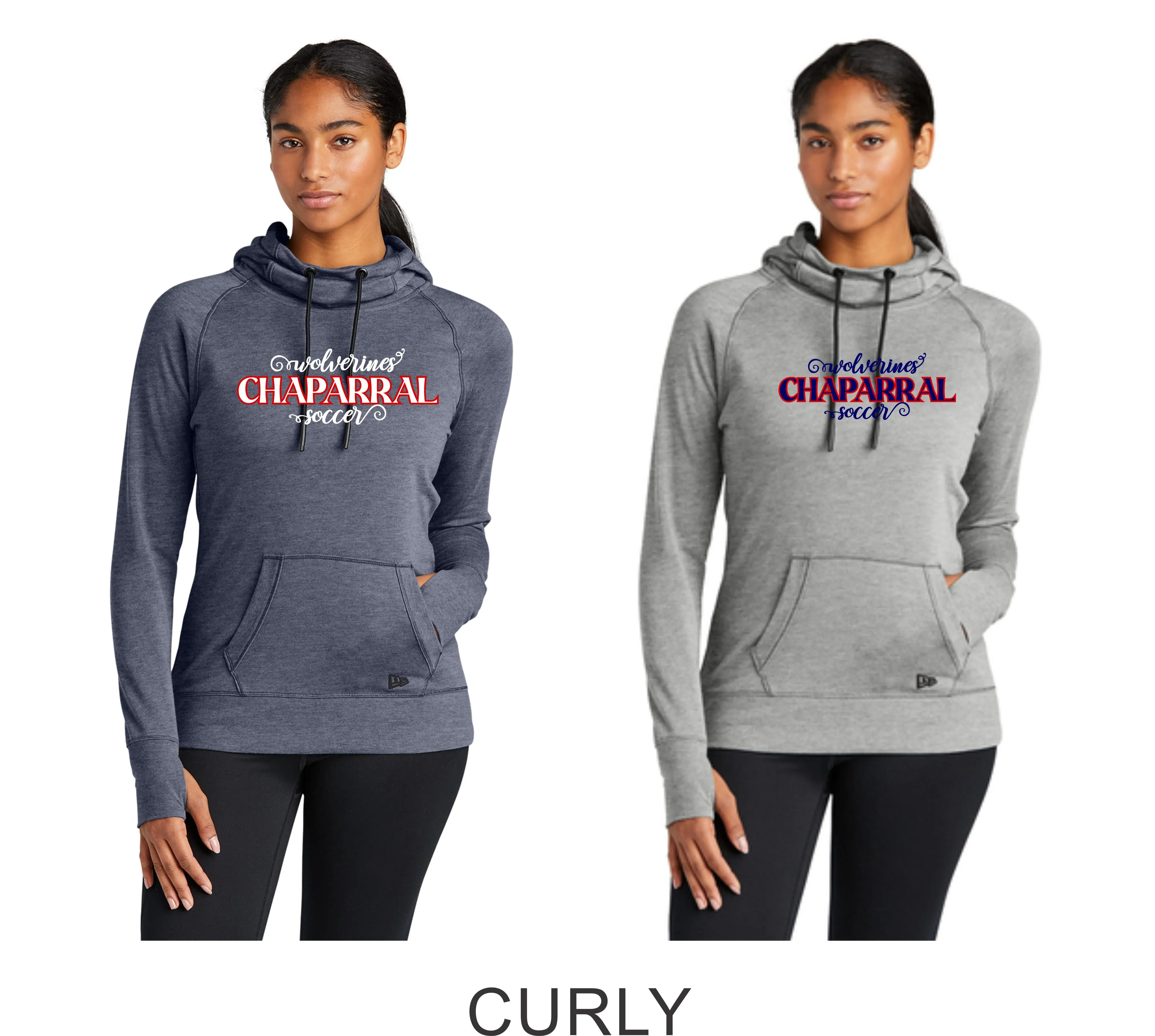 Chap Boys Soccer Ladies New Era Hoodie- 3 designs