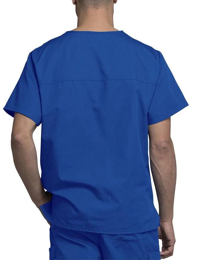 Cherokee Workwear Men's Chest Pocket V-Neck Scrub Top