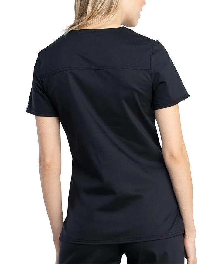 Cherokee Workwear Revolution Tech Women's  V-Neck Top