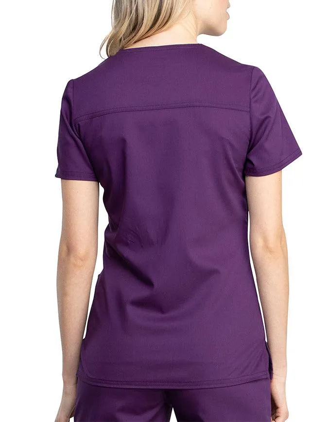 Cherokee Workwear Revolution Tech Women's  V-Neck Top