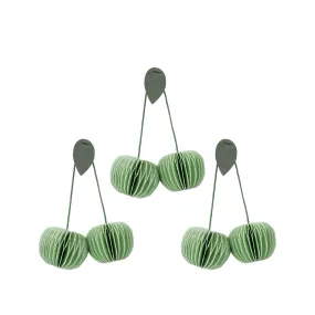 Cherry Ornaments - Light Green