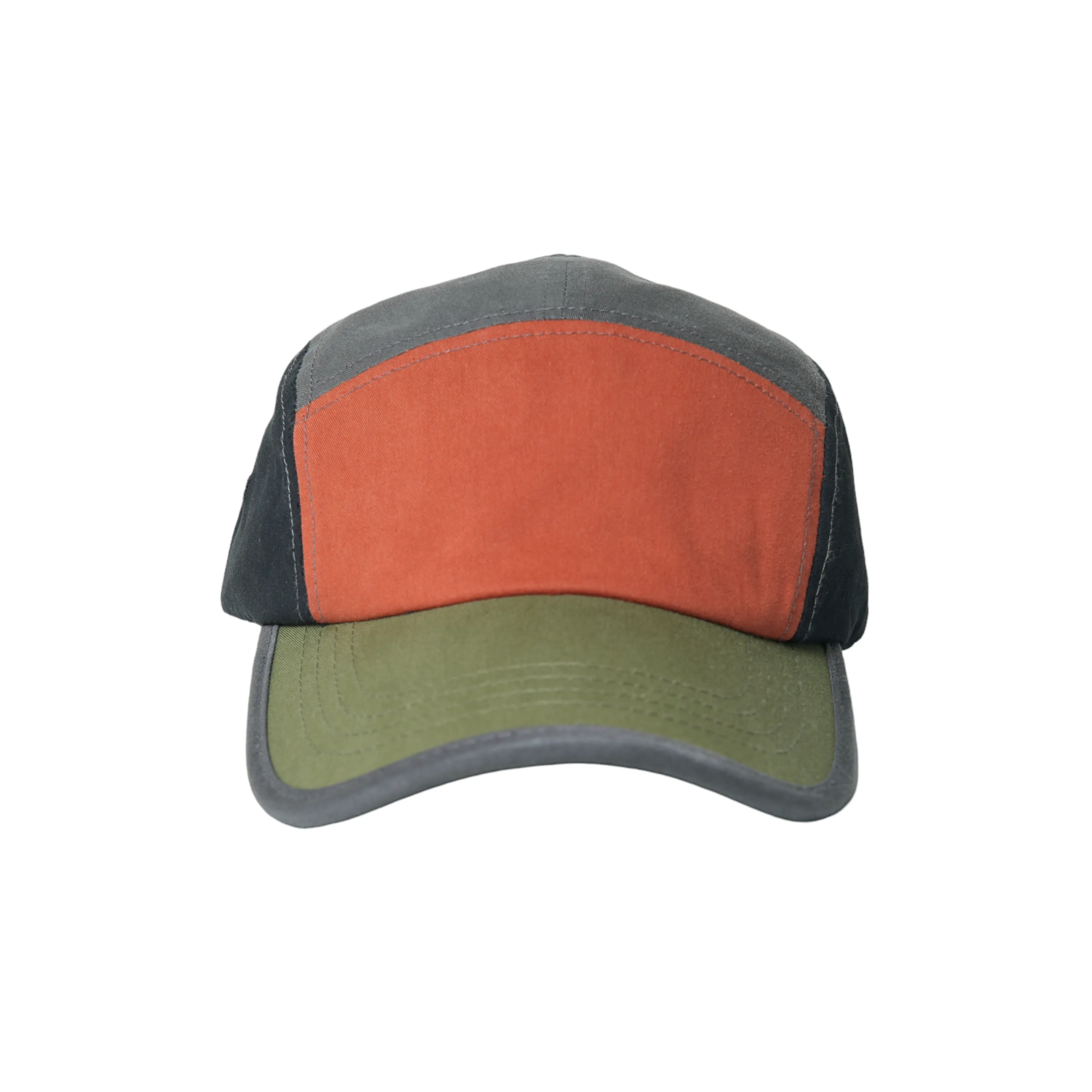 Chokore Colorblock Retro Sports Cap( Green, Black, & Orange)