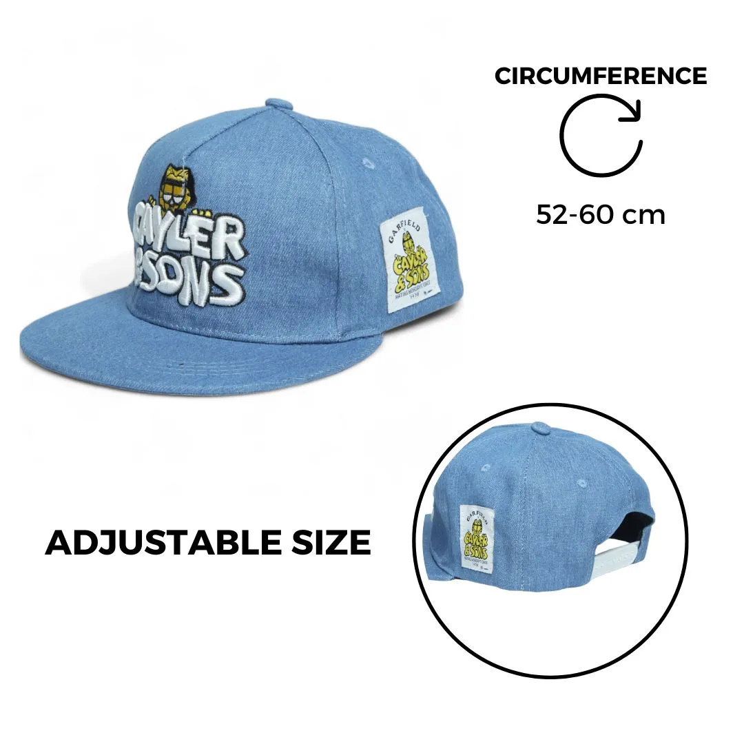 Chokore Flat Brim Embroidered Outdoor Cap (Cowboy Blue)