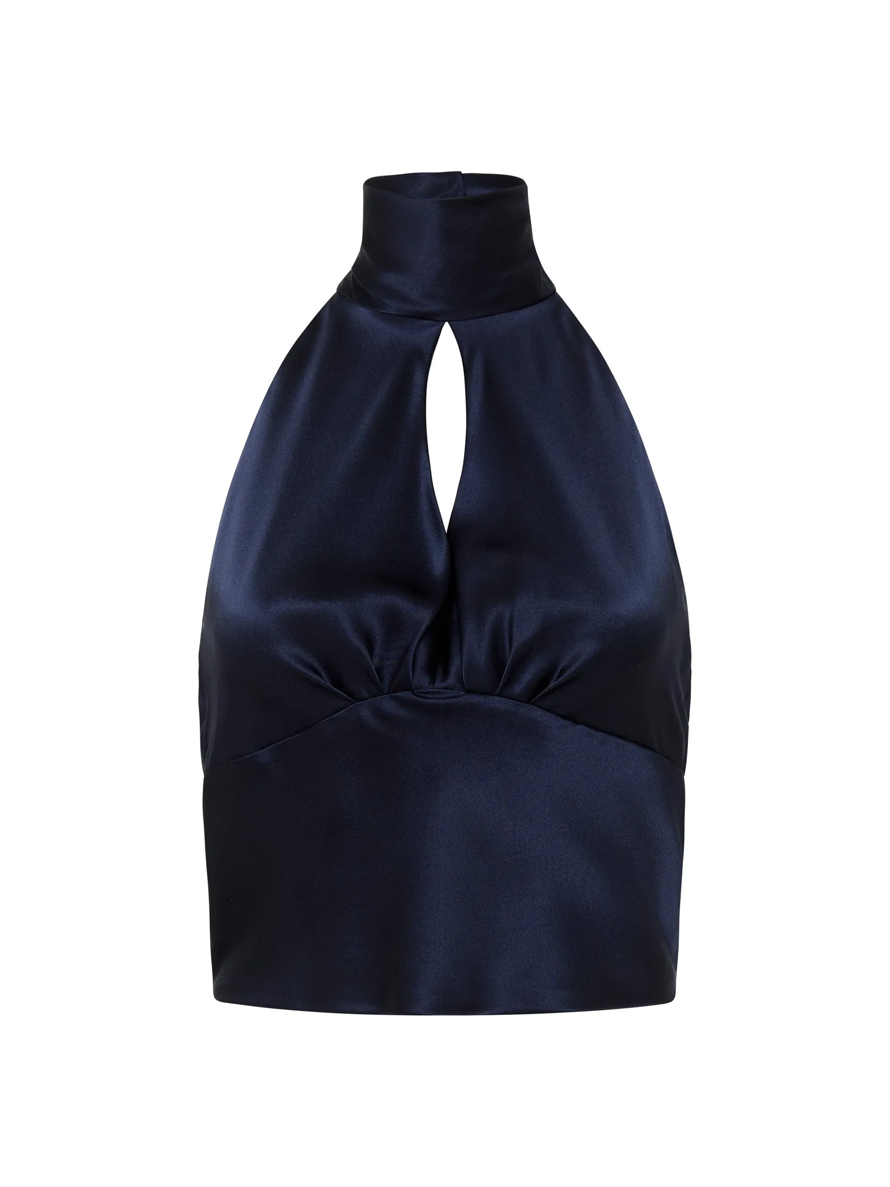 Chrissy Wrap Top - Navy (Size 8   12 Only)