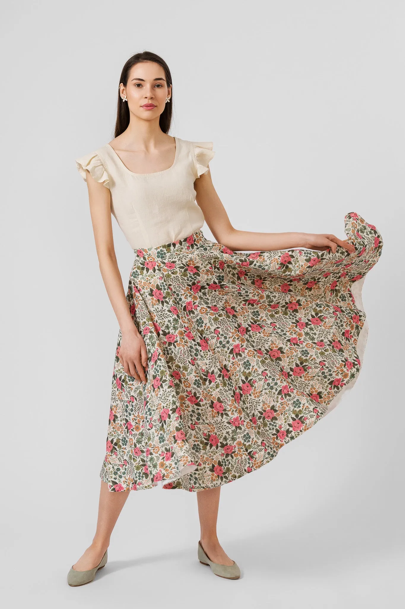 Classic Skirt, Patterned