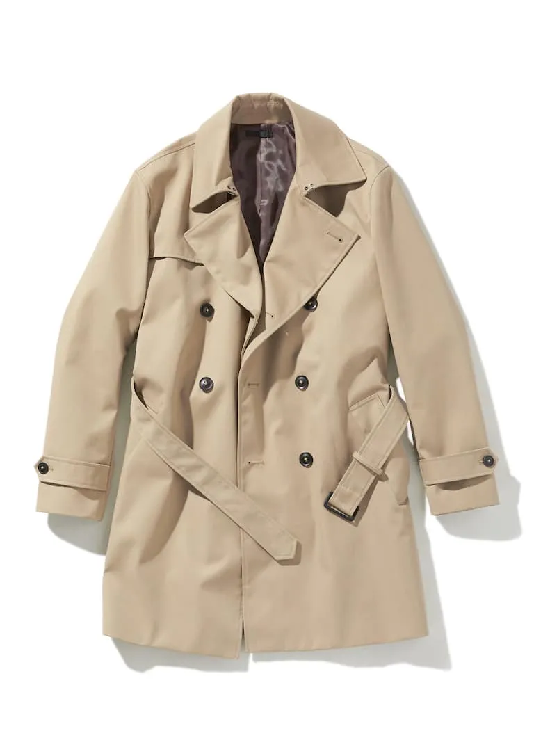 Classic water-repellent trench coat