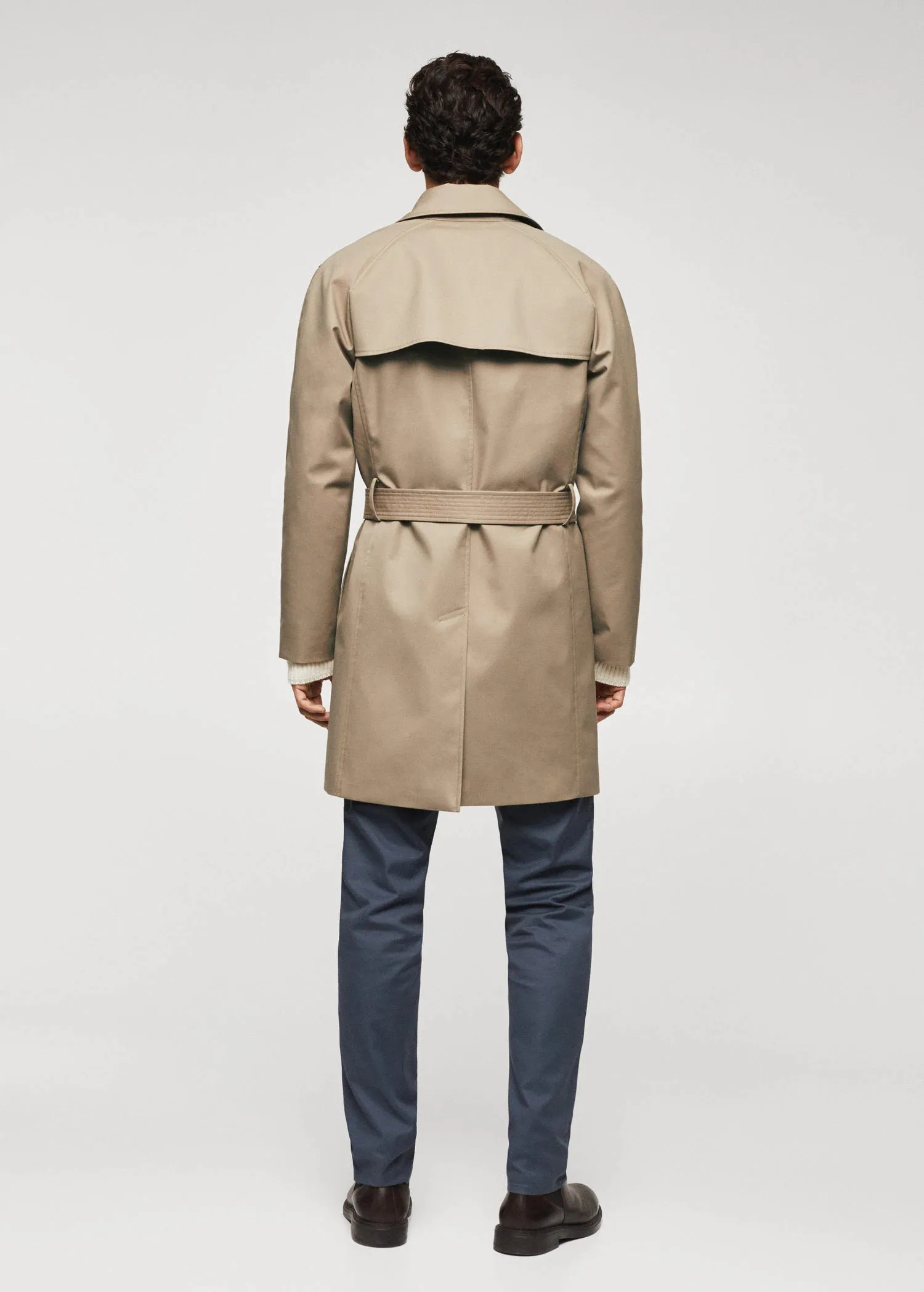 Classic water-repellent trench coat