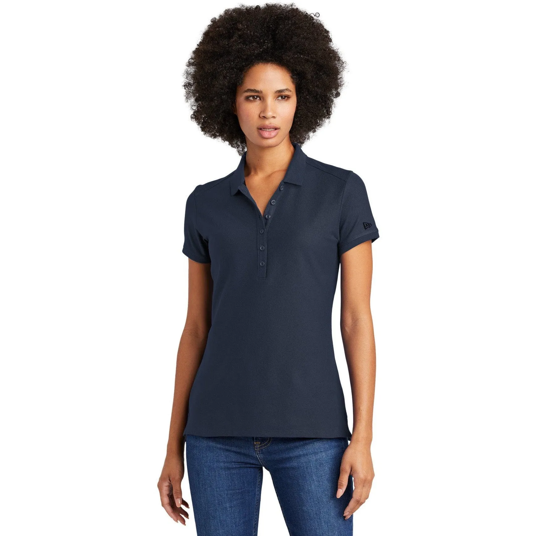 CLOSEOUT - New Era Ladies Venue Home Plate Polo