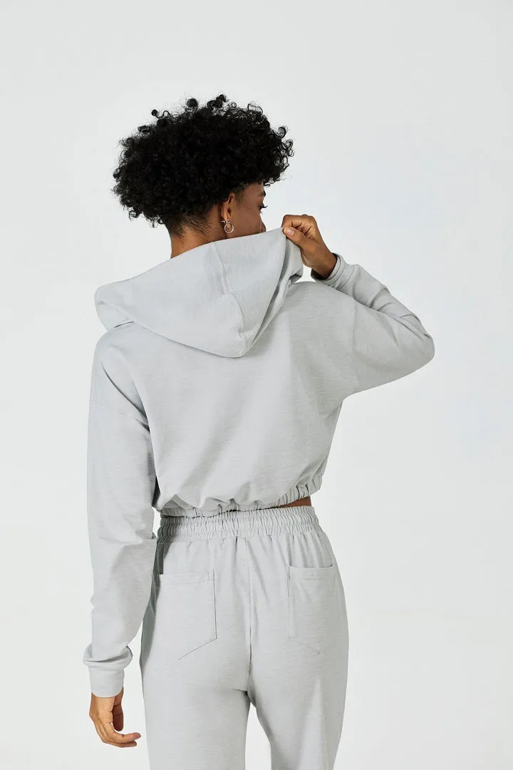 CloudFleece™ Cropped Hoodie & Wide Leg Sweatpant Set