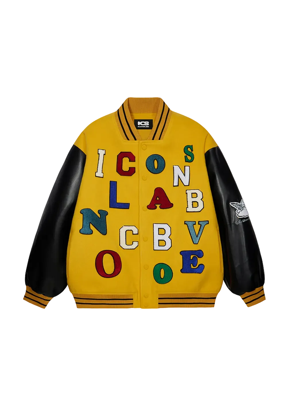 Colorful Letters Baseball Jersey