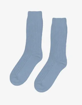 Colorful Standard Merino Wool Blend Sock Stone Blue