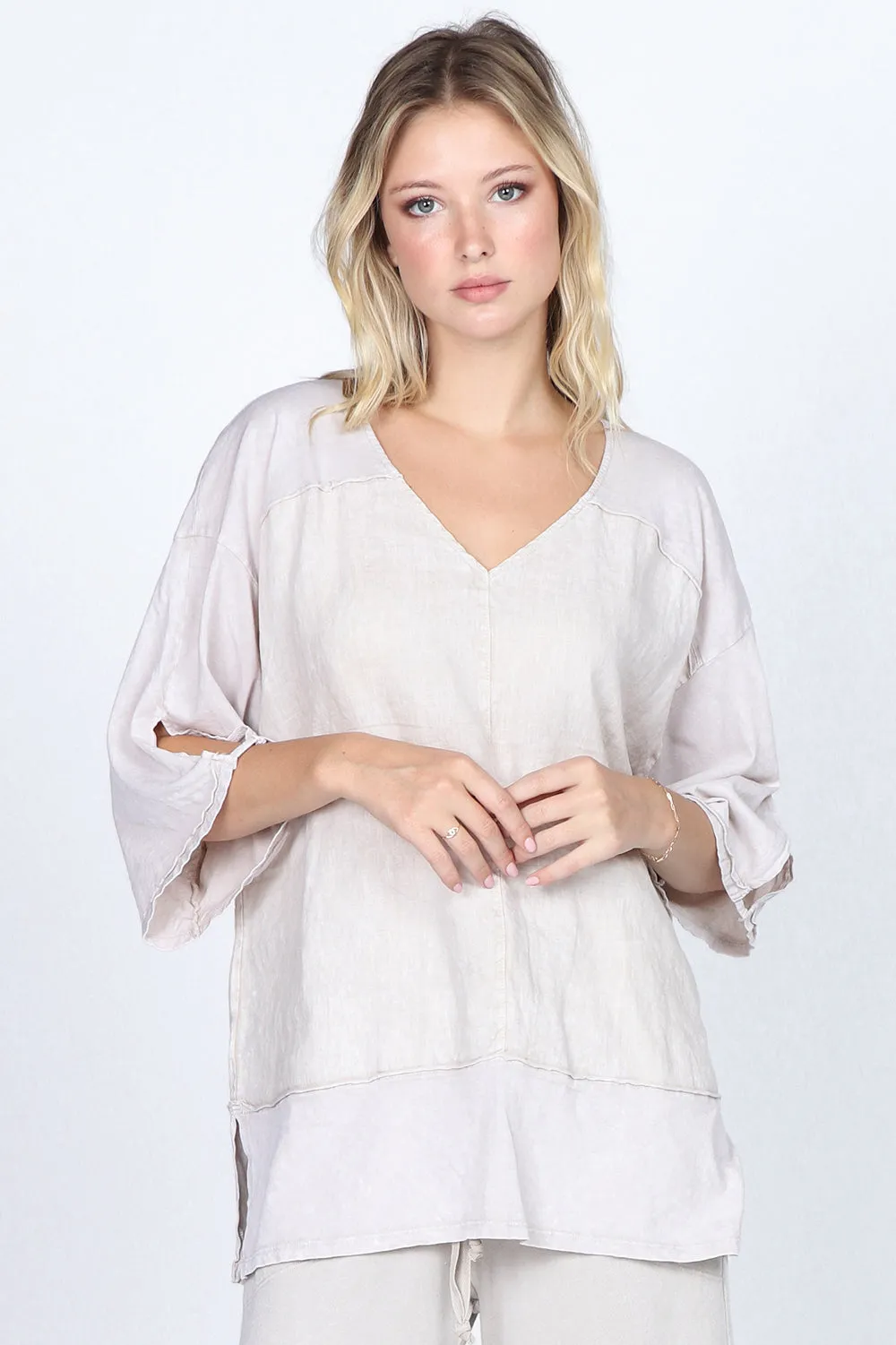 Comfy V-Neck Kimono Top