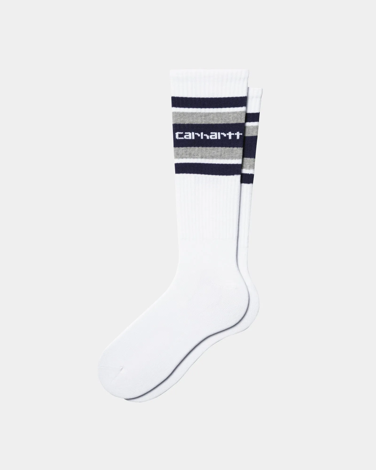 Connors Socks | White / Aura / Grey Heather