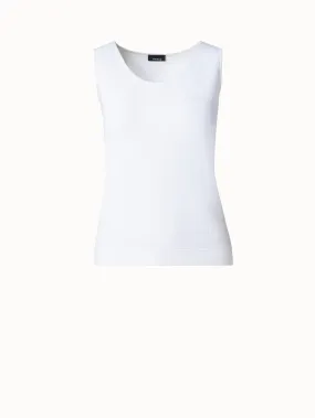 Cotton Piqué Tank Top