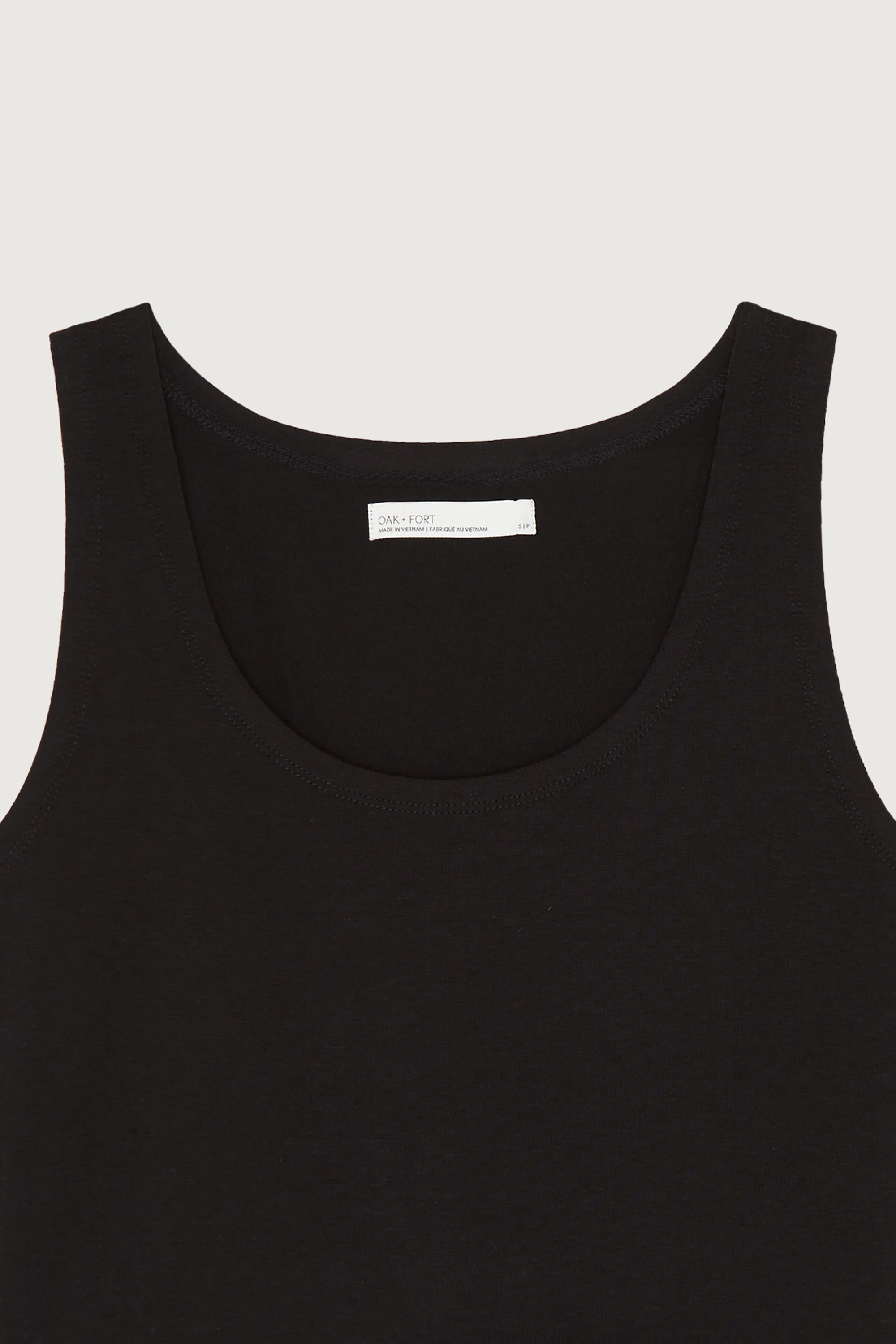 CROPPED SCOOP NECK TANK