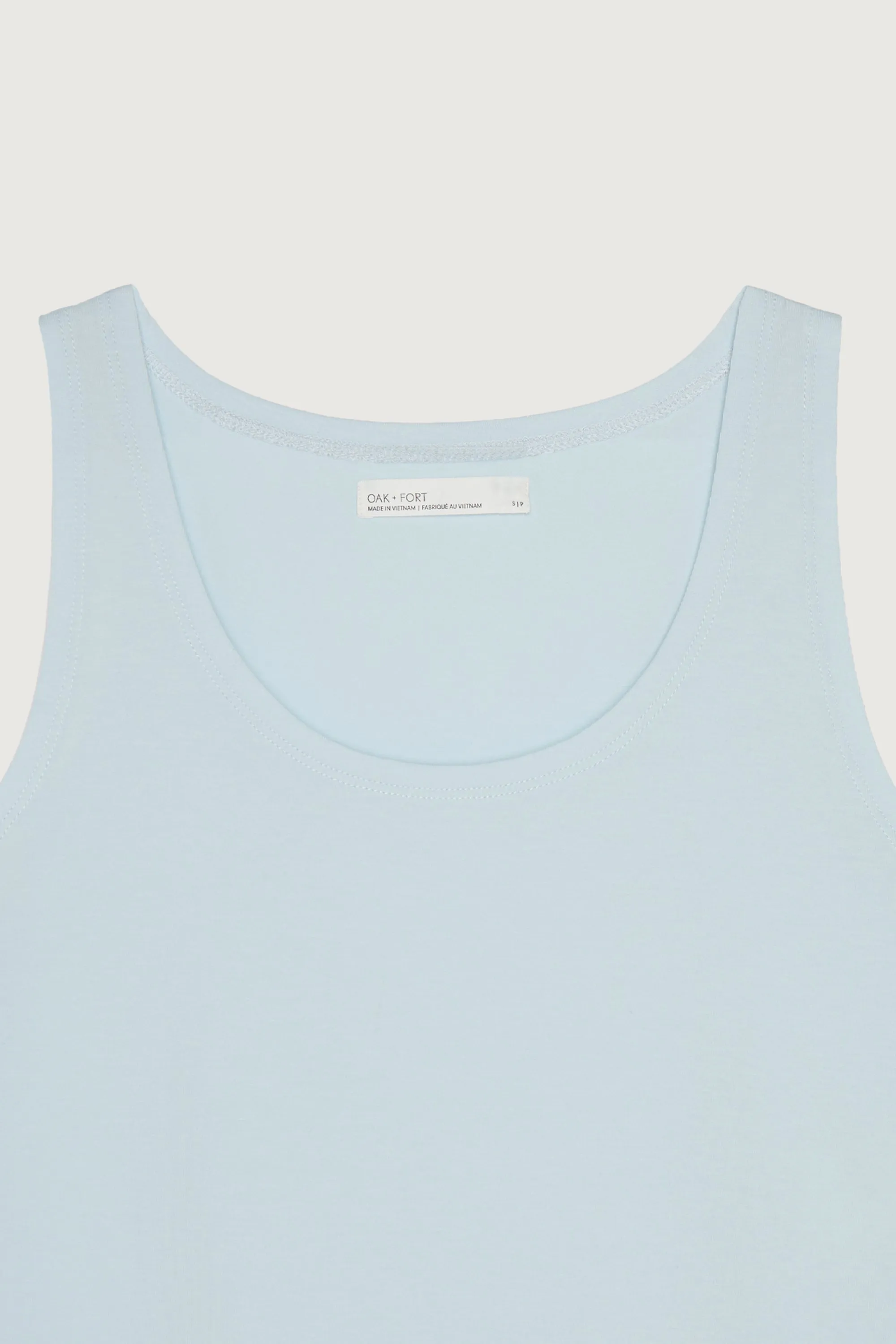 CROPPED SCOOP NECK TANK