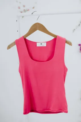 Daily Bliss Basic Tank, Fuchsia