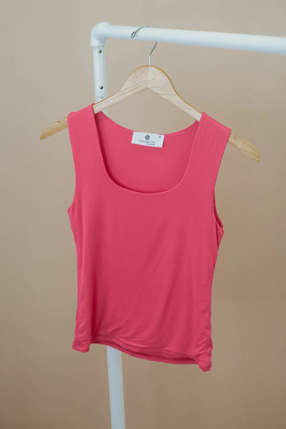 Daily Bliss Basic Tank, Fuchsia