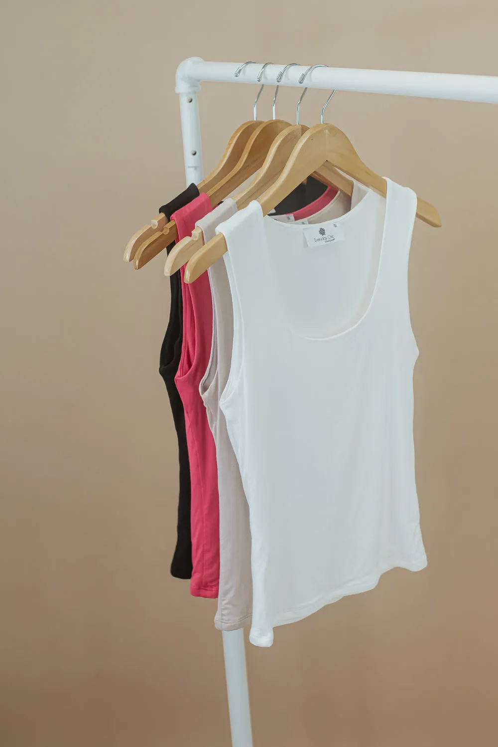 Daily Bliss Basic Tank, Lt. Taupe