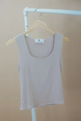 Daily Bliss Basic Tank, Lt. Taupe