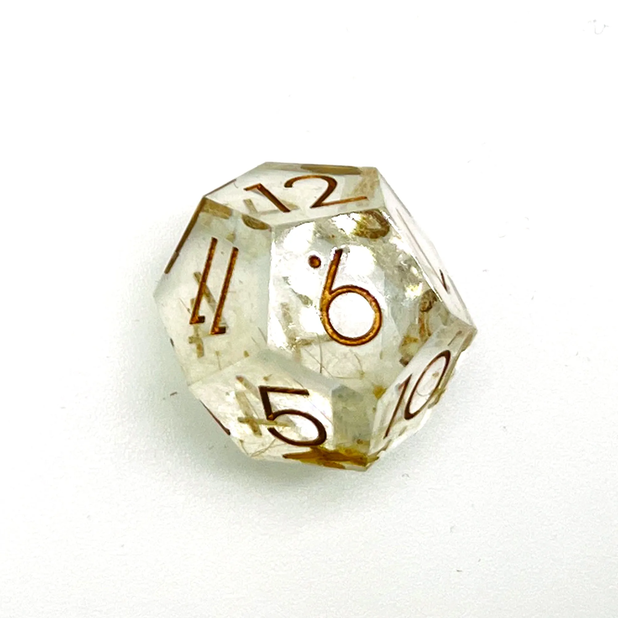 Dandelion Wishes Sharp Edge Resin 7pc Dice Set