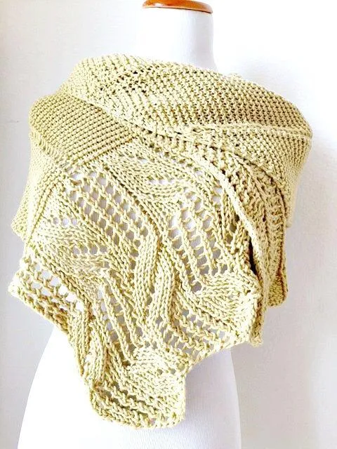 Dansie shawl knit kit