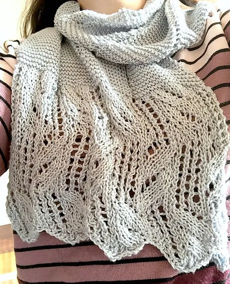 Dansie shawl knit kit