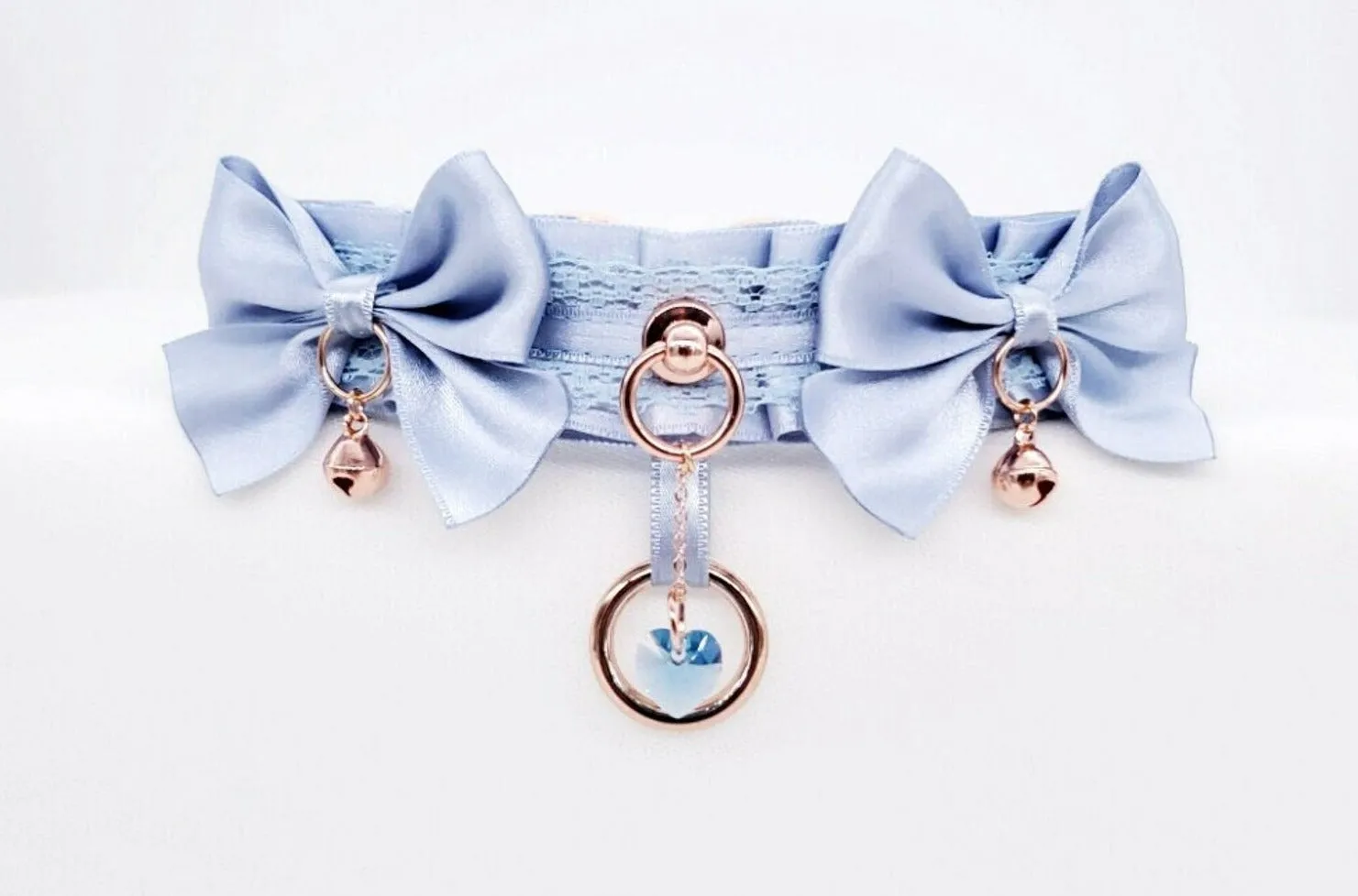 Deluxe French Blue O Ring Collar