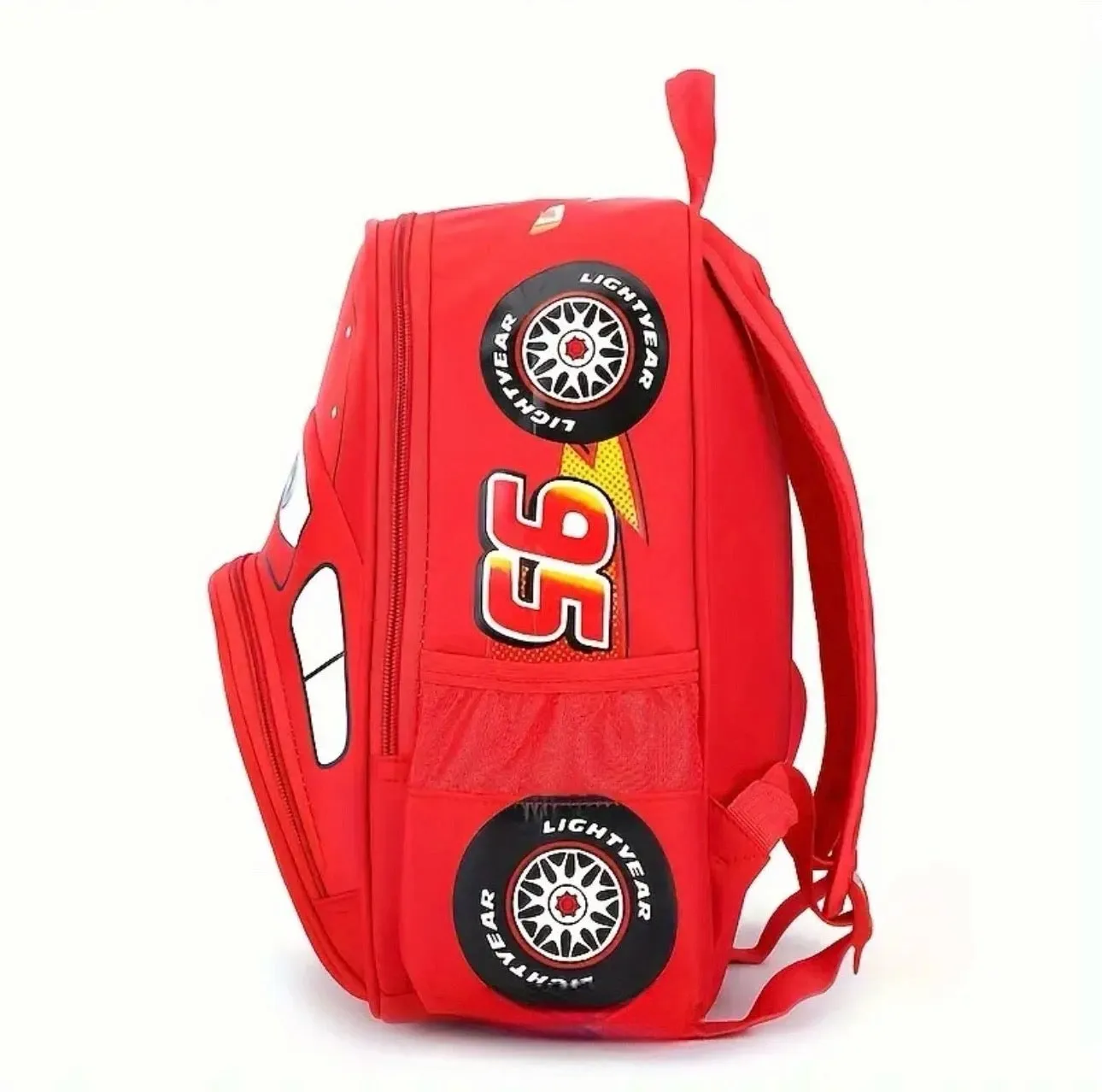 Disney Lightning McQueen 3D Backpack, Red