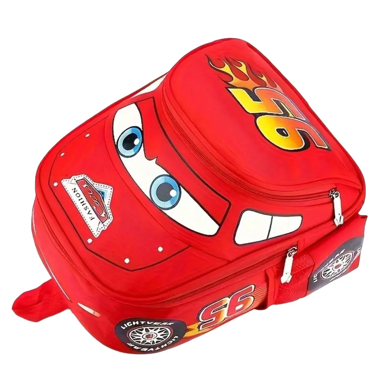 Disney Lightning McQueen 3D Backpack, Red