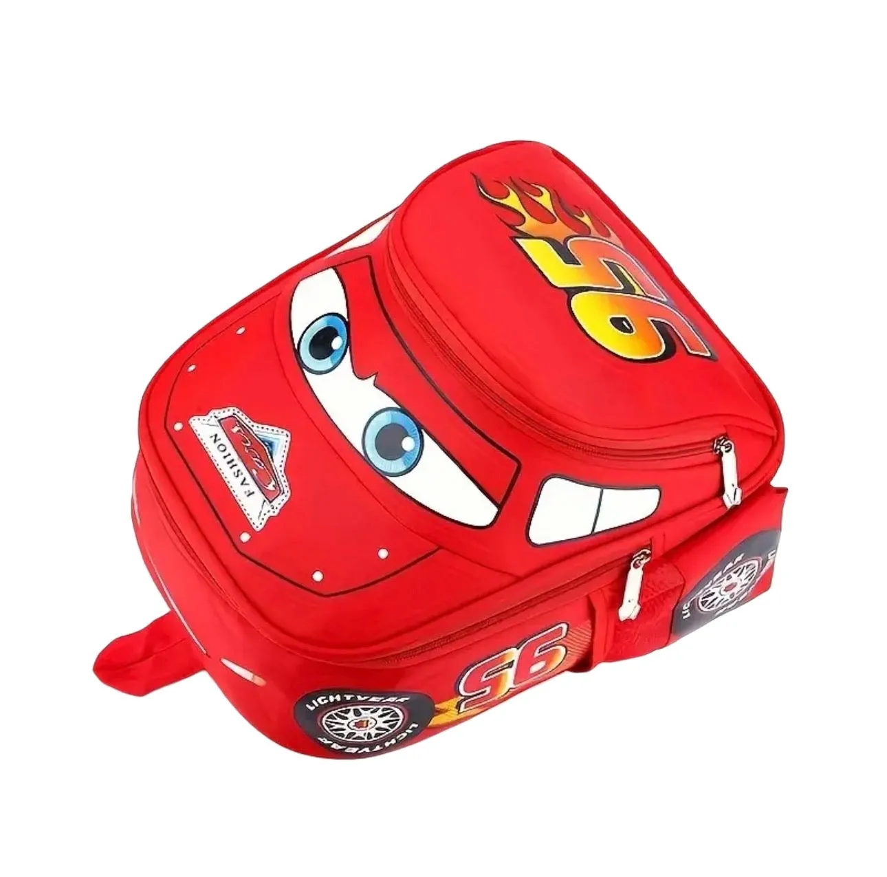 Disney Lightning McQueen 3D Backpack, Red