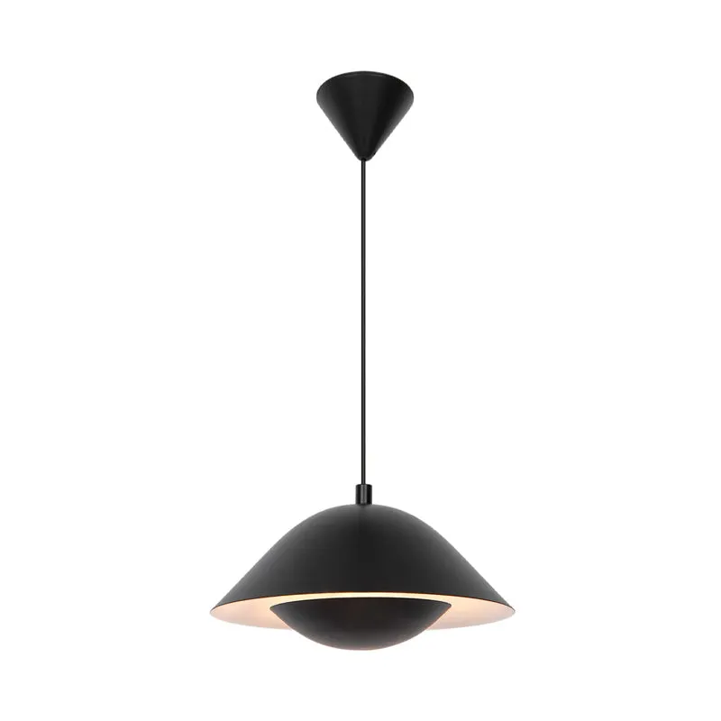 Double Domed Matt Metal Pendant Light