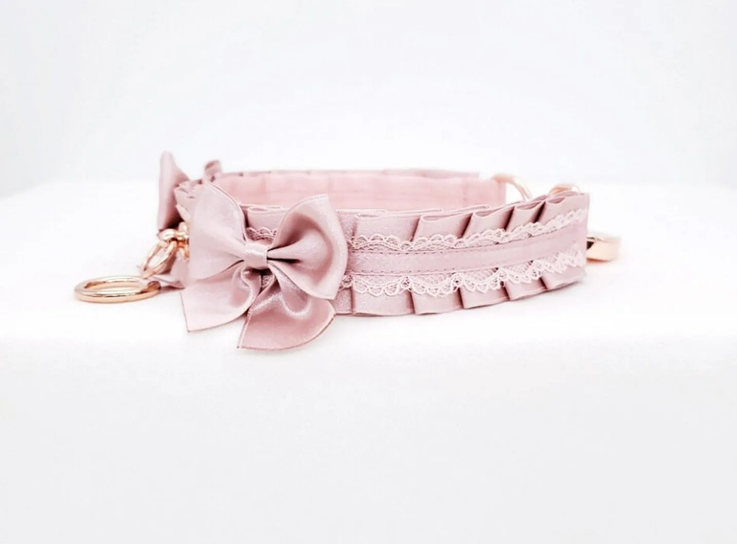 Dusty Rose O Ring Rose Gold Collar