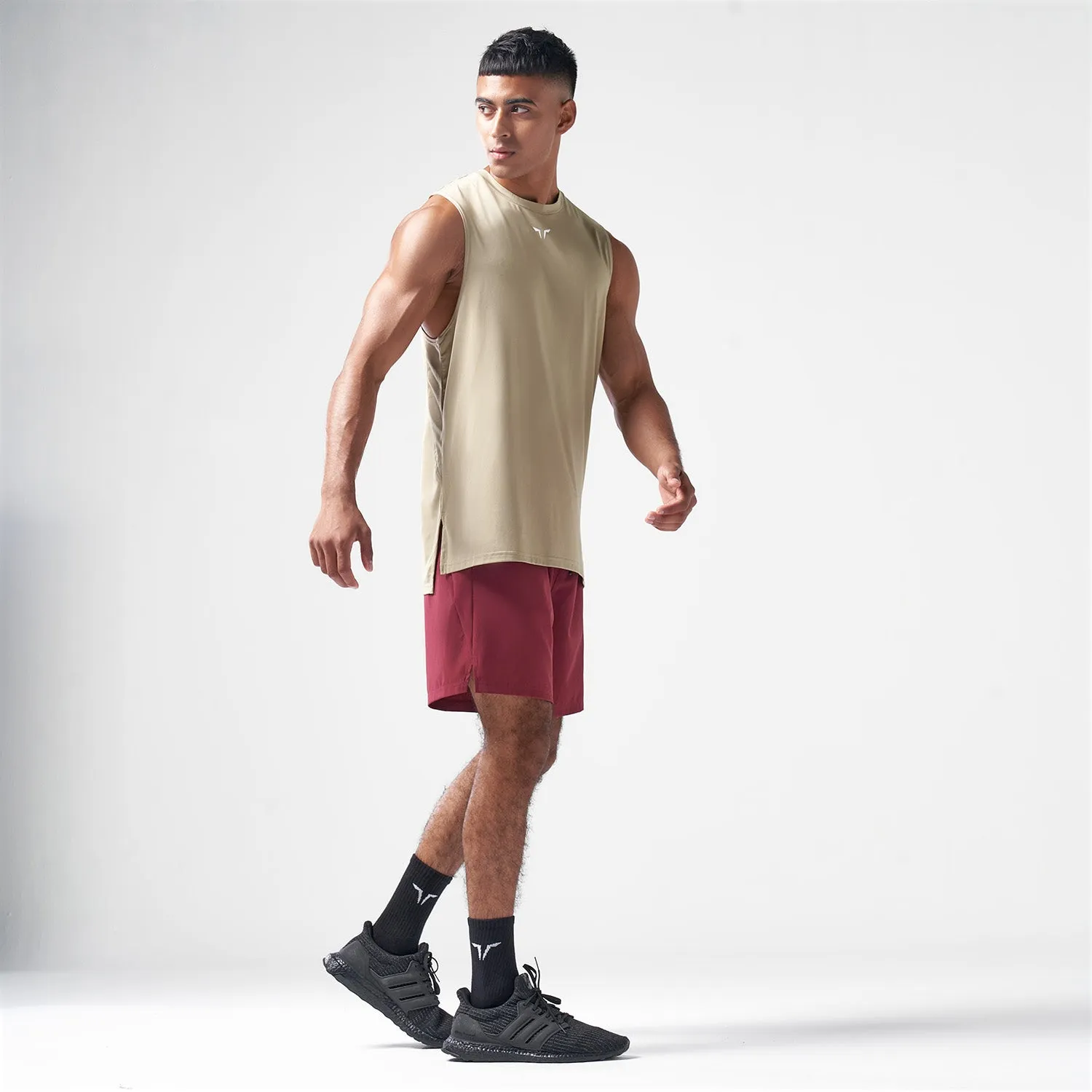 Essential Gym Tank- Sand